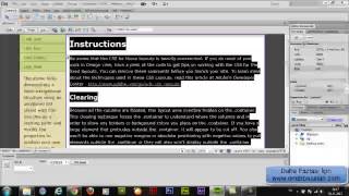 Dreamweaver CS6 Dersleri  Ders 1 wwwomerbozalancom [upl. by Limber827]