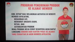 PENGIRIMAN PRODUK POSTING LANGSUNG KE ALAMAT MEMBER AFFILIATOR PT MELIA SEHAT SEJAHTERA [upl. by Crescin320]