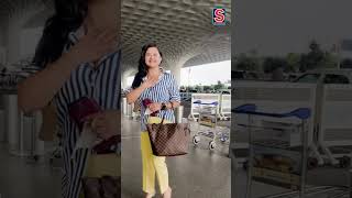 Rashami Desais No Makeup Look At The Airport Reminds Fans Of Tapasya  N18S bollywood [upl. by Batish]