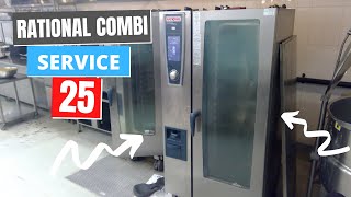 Rational SCCWE Combi Oven is not cleaning Service 25 [upl. by Adihsaar722]