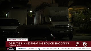 Shooting in Chollas View involving San Diego Police officer under investigation [upl. by Albertson760]