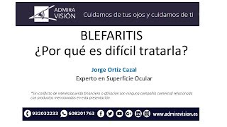 Sesión clínica sobre tratamiento de la blefaritis [upl. by Ellerad]