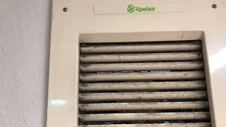 Using the 1996 Xpelair WX12 Extractor fan to refresh the room it’s in [upl. by Inuat611]