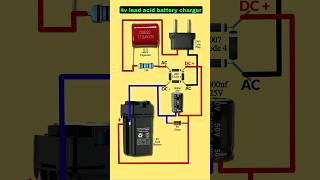 4v lead acid battery charger circuit diagram [upl. by Suidualc]