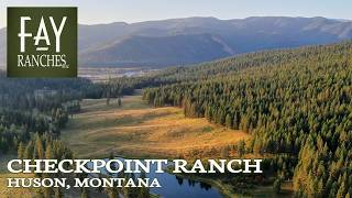 Montana Ranch For Sale  Checkpoint Ranch  Huson MT [upl. by Idalla]