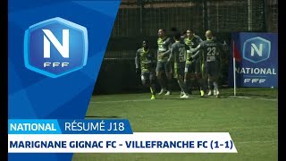 J18  Marignane Gignac FC  Villefranche FC 11 le résumé I National FFF 20182019 [upl. by Ashley]