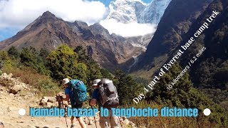 Namche to Tengboche distance [upl. by Ahsiekyt]