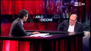 Carlo Verdone  Che tempo che fa del 14122014 [upl. by Barna548]