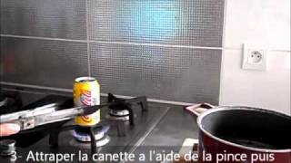 TUTO  Compresser un canette [upl. by Arriat]