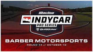 INDYCAR Buttkicker iRacing Pro Series  Round 4  Barber Motorsports Park [upl. by Naam]