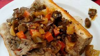 Making Chicago Johnnys Italian Beef With Giardiniera  Chicago Johnnys Italian Beef Gravy Recipe [upl. by Lesirg272]