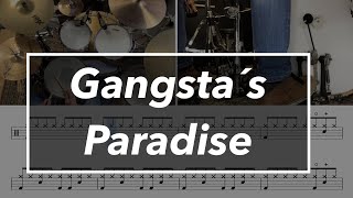 Gangsta´s Paradise by Coolio ★☆☆☆☆ Drum Cover  DRUMLION [upl. by Yevad941]