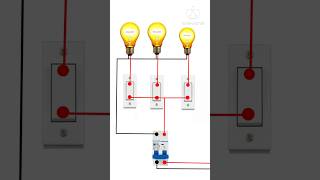 3 Gang Switch Wiring shortsshortsfeeddaigramelectricalwiringtecnicelectricalinstallation3gang [upl. by Ferguson]