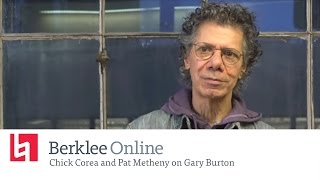 Berklee Online Interview Chick Corea and Pat Metheny on Gary Burton [upl. by Artemla]