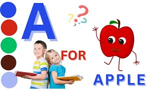 A for Apple Phonics Song with TWO Words  ABC Alphabet Songs with Sounds for Children aforapple [upl. by Drofdeb]