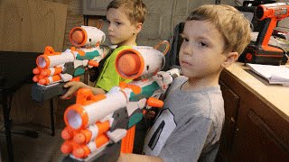 Nerf Blaster Battle Home Parts Make the Best Nerf Blaster [upl. by Rhona766]