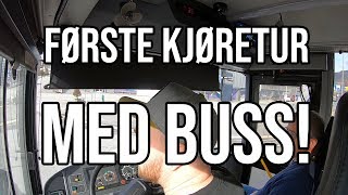 Jeg kjører buss for første gang  Hvordan gikk busslappen [upl. by Eng]