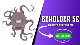 Beholder 5e  Guide for Dungeons and Dragons [upl. by Jaquenetta432]