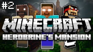 Minecraft Herobrines Mansion Part 2  The Bosses Begin [upl. by Nileuqcaj]