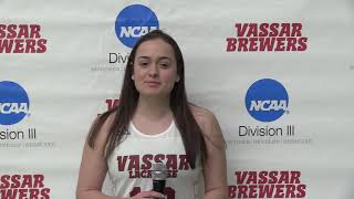 Vassar Womens Lacrosse  Kelly Pushie [upl. by Nahtanod]