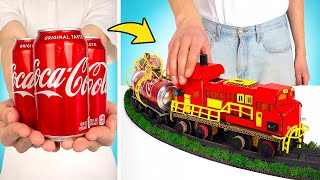 Cara Membuat Kereta Tangki dari Kaleng CocaCola [upl. by Wina]