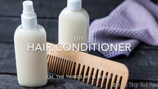 Easy DIY Hair Conditioner [upl. by Acirtal]