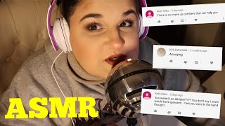 Reading Hate Comments in ASMR Part 2 [upl. by Hare]