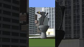 Skidibi Toothless Dancing Meme in Minecraft 🤣 shorts [upl. by Combes]