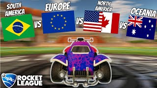 Which Region Is The Best At Rocket League [upl. by Cyrano]