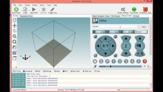 Repetier Host、３Dプリンターのテスト、動作確認 part 1 [upl. by Eiramassenav]