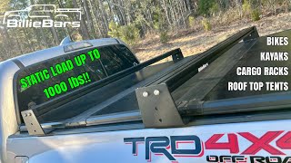 Truck Bed Crossbars  Tonneau Cover  BillieBars [upl. by Nath829]