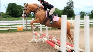 Finns First Ever Triple Bar Oxer [upl. by Leonora]