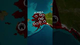 Most Extreme State in America geographyfacts extremeweather alaska [upl. by Richarda]