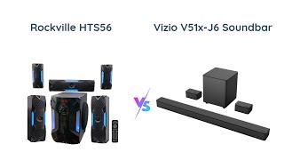 Rockville HTS56 vs Vizio V51xJ6 Home Theater System Comparison [upl. by Engleman759]