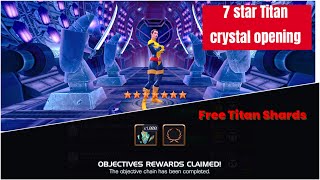 MCOC Free Titan Shards and Titan 7 crystal opening [upl. by Carli]