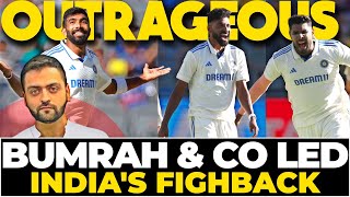 Bumrah Siraj amp Harshit stages Indias Outrageous COMEBACK  India vs Australia [upl. by Terrye124]