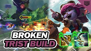 NEW BROKEN TRISTANA BUILD 🔥 25 KILLS 50K DAMAGE 15 MINUTES  Wild Rift 51a Gameplay [upl. by Yllib]