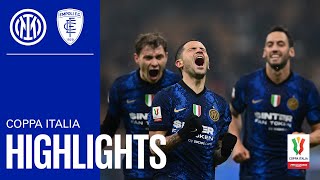 Sensi wins it in extra time 🥳⚫🔵 INTER 32 EMPOLI  HIGHLIGHTS  COPPA ITALIA 2122 [upl. by Alameda706]