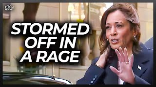 Kamala Struggles to Hide Her Anger as Press Asks Her This Question [upl. by Bitthia]