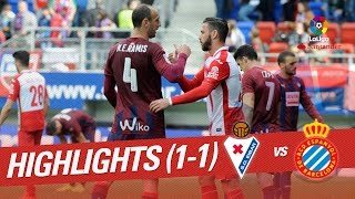 Resumen de SD Eibar vs RCD Espanyol 11 [upl. by Formica]