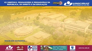 VII Simpósio Pensadores e Pensadoras da República do Direito e da Educação [upl. by Hammock]