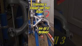 3 Methods for Perfectly Centered Side Pull Caliper Brakes shorts bike bicycle [upl. by Pappas]