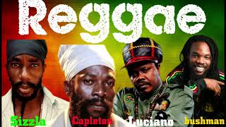 REGGAE  CULTURE MIX SIZZLA CAPLETON LUCIANO BUSHMAN ANTHONY B And Many More reggae hits [upl. by Dukey]