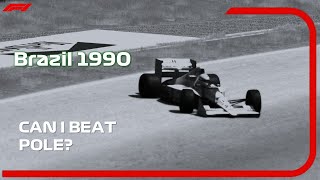 Trying to Beat the First Ever Brazilian Grand Prix Pole Lap [upl. by Fazeli414]