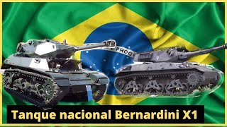 Tanque nacional Bernardini X1 e X1A2 Blindados desconhecidos produzidos no Brasil [upl. by Eppesiug]