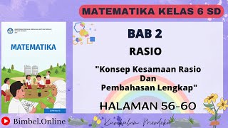 Matematika Kelas 6 Bab 2  Konsep Kesamaan Rasio  Halaman 5660 Kurikulum Merdeka [upl. by Merralee76]