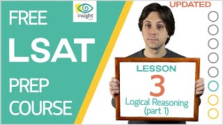 Lesson 3 LSAT Logical Reasoning Part 1 [upl. by Isahella512]