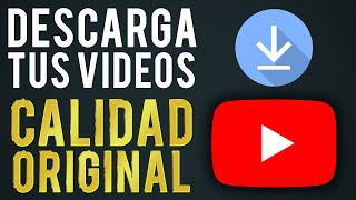 Como Descargar Videos De YouTube Sin Perder Calidad  Tus videos en HD 2K 4K y sin perder Bitrate [upl. by Lubbi]