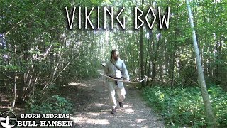 How to Make a Norsemans Bow  Viking Survival Bushcraft skills [upl. by Htor371]