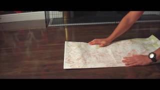 Ordnance Survey 150000 Map Folding Tutorial [upl. by Atik]